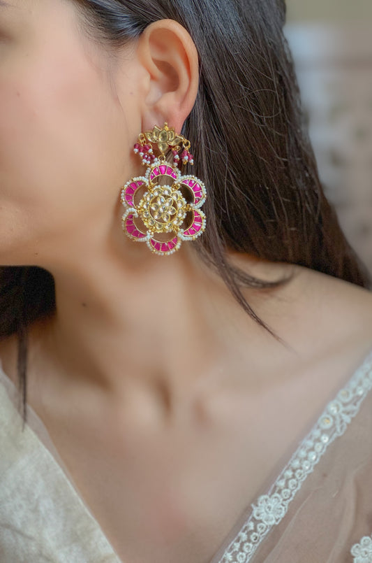 Lujain Kundan Earrings