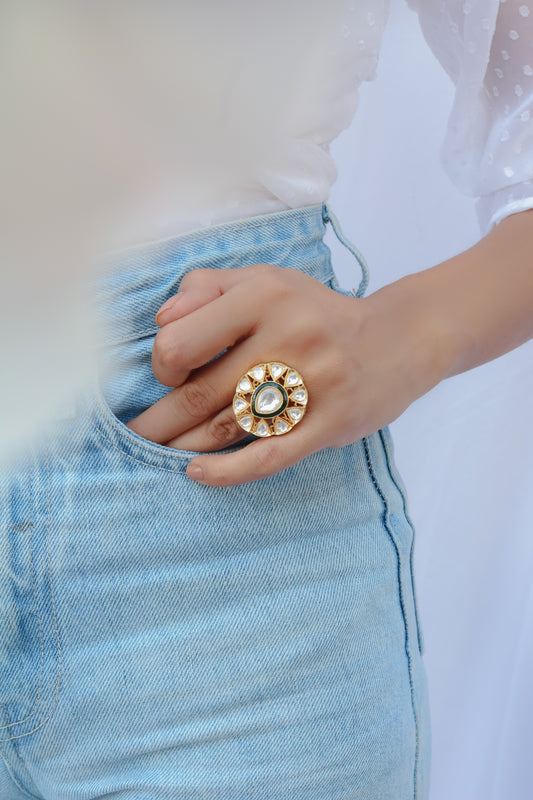 Zeena Kundan Ring