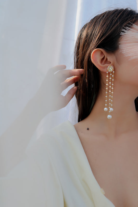 Laiba Pearl Danglers