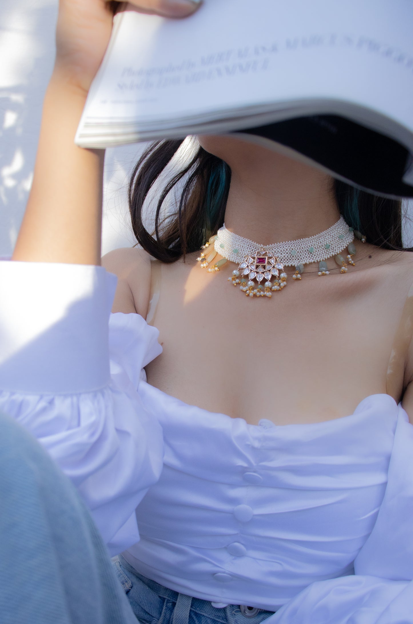 Eloise Pastel Kundan Necklace