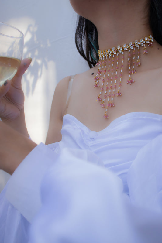 Akra Kundan Choker Necklace