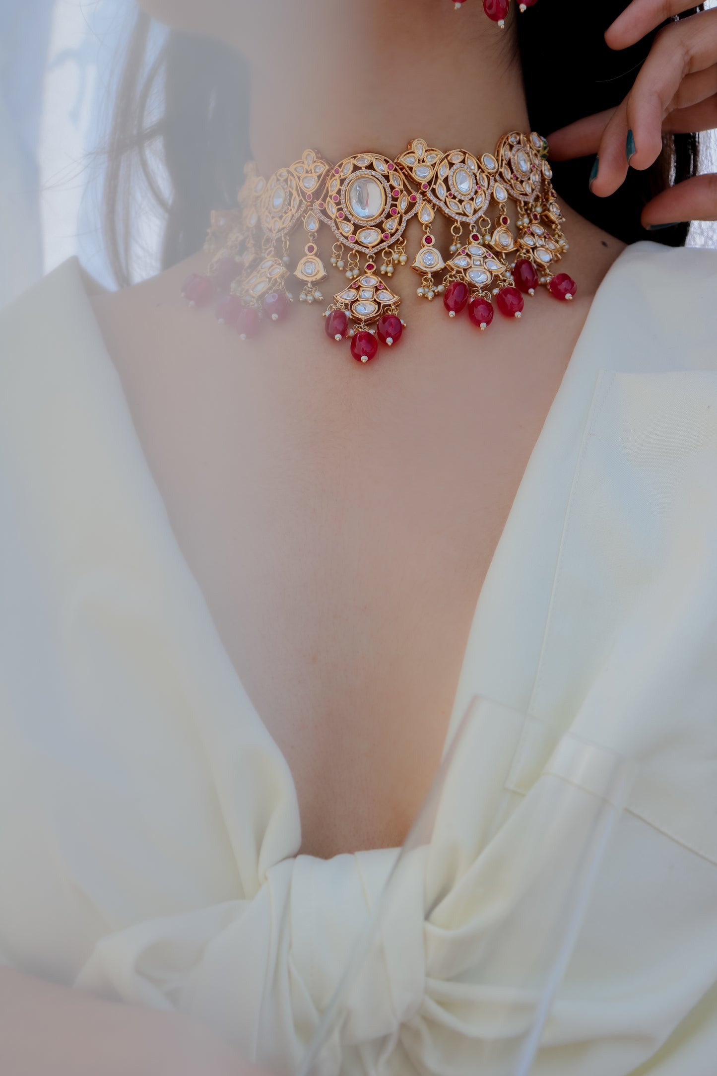 Sophie Kundan Necklace Set