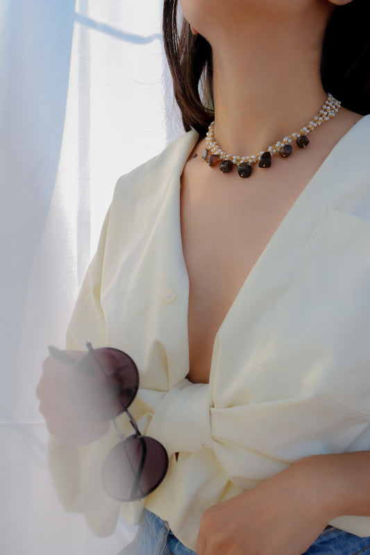 Zorha Pearl Necklace