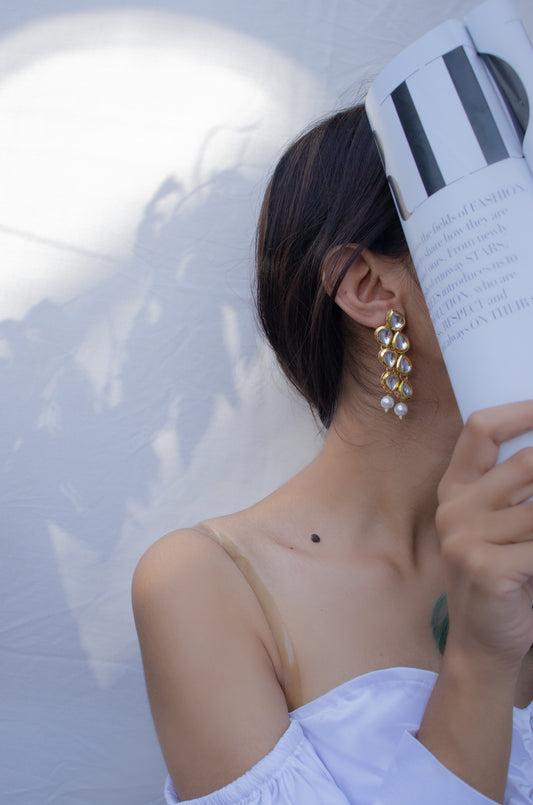 Feiyaz Kundan Earrings