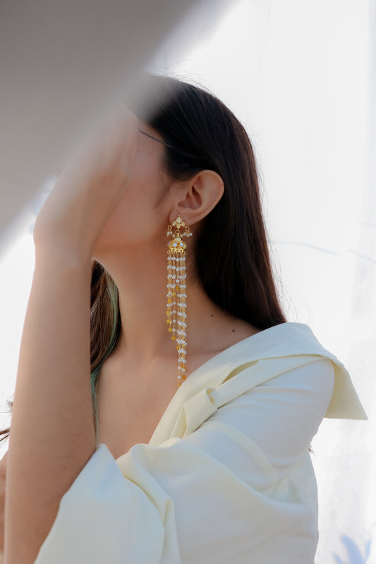 Nahida Pearl Dangler Earrings