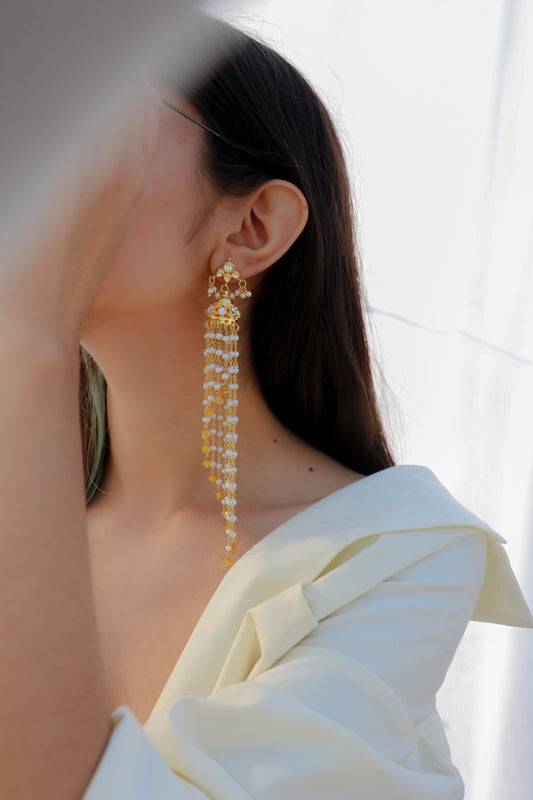 Nahida Pearl Dangler Earrings