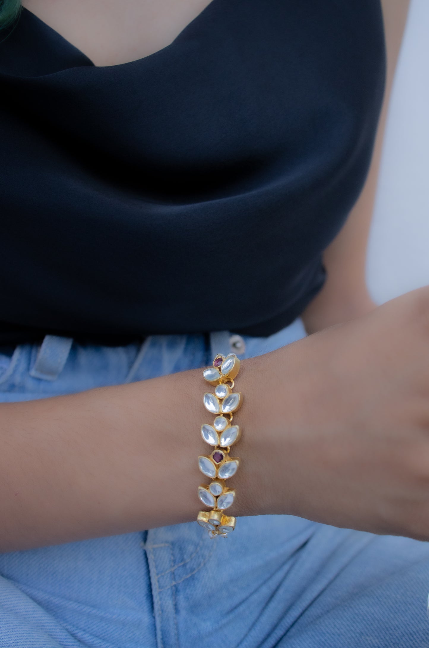 Rise Kundan Bracelet