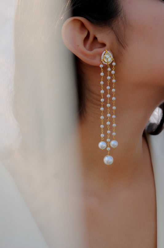 Laiba Pearl Danglers