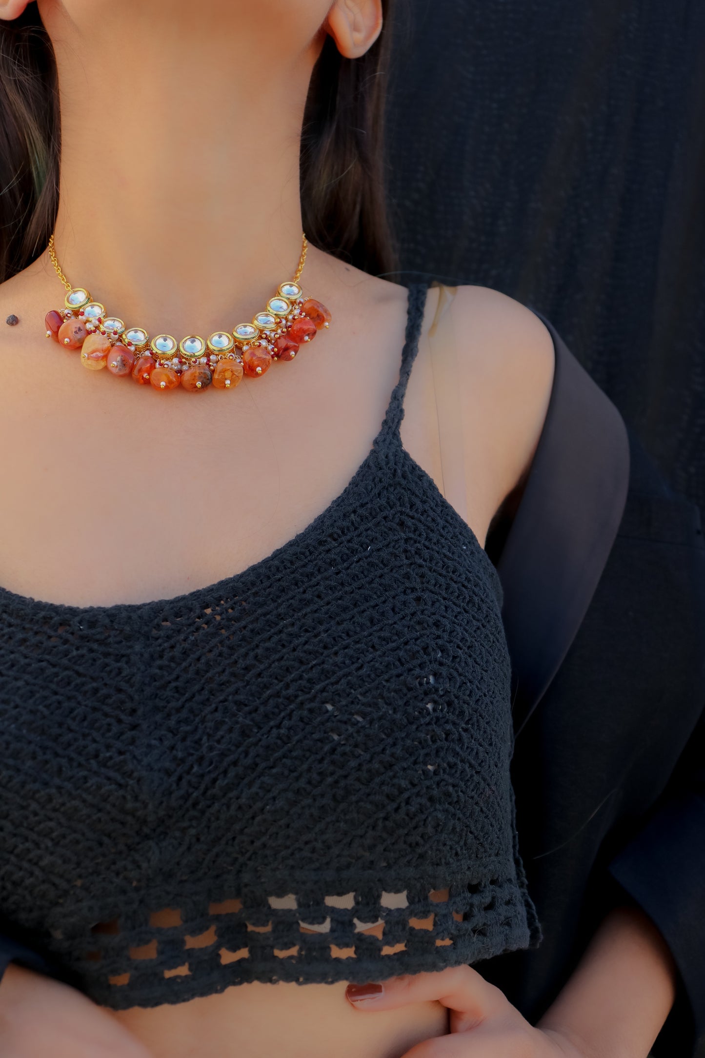 Suvi Kundan Choker Necklace