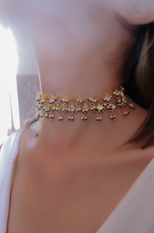 Green Freckles Necklace