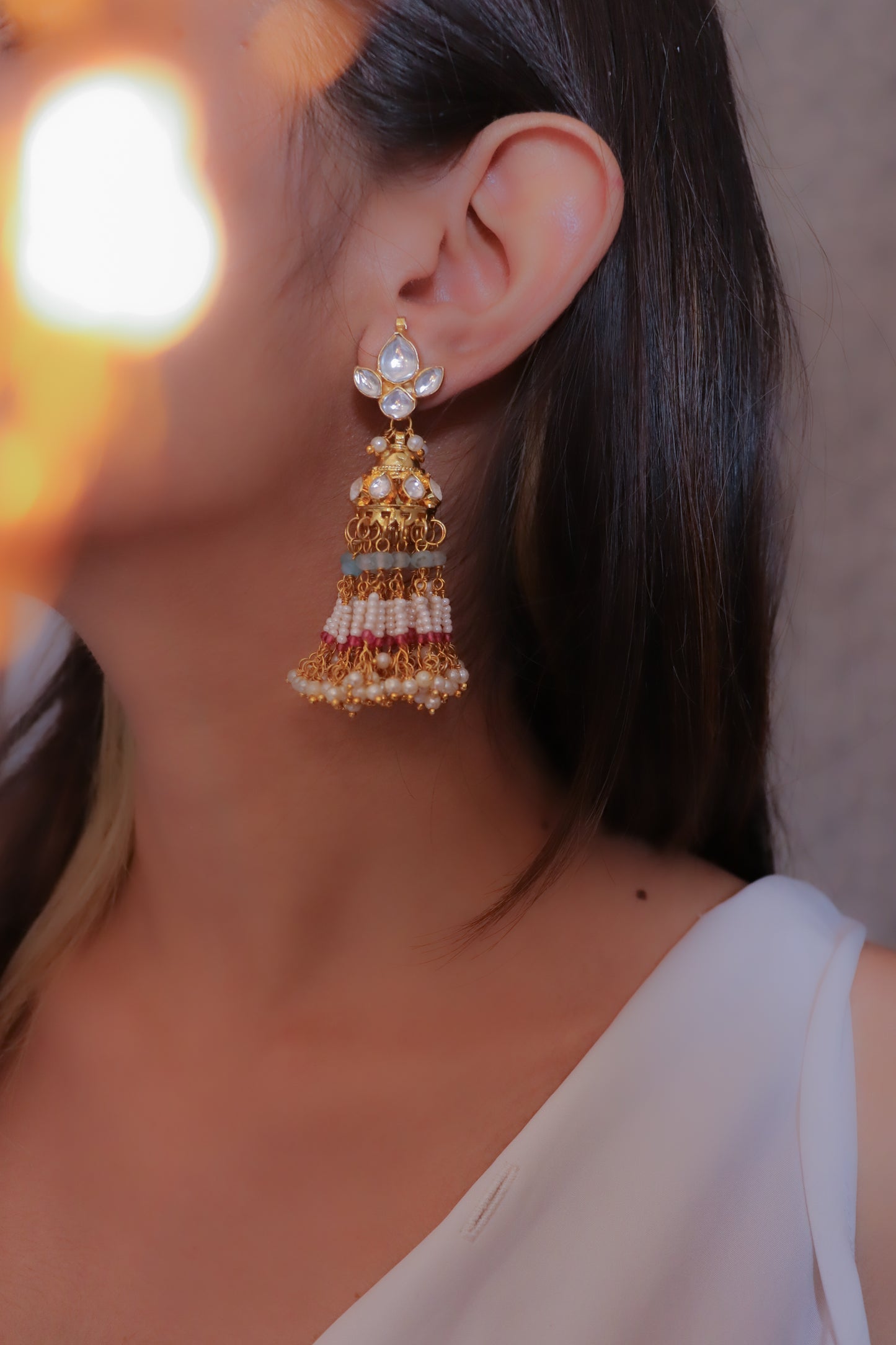 Baahar Kundan Jhumkas