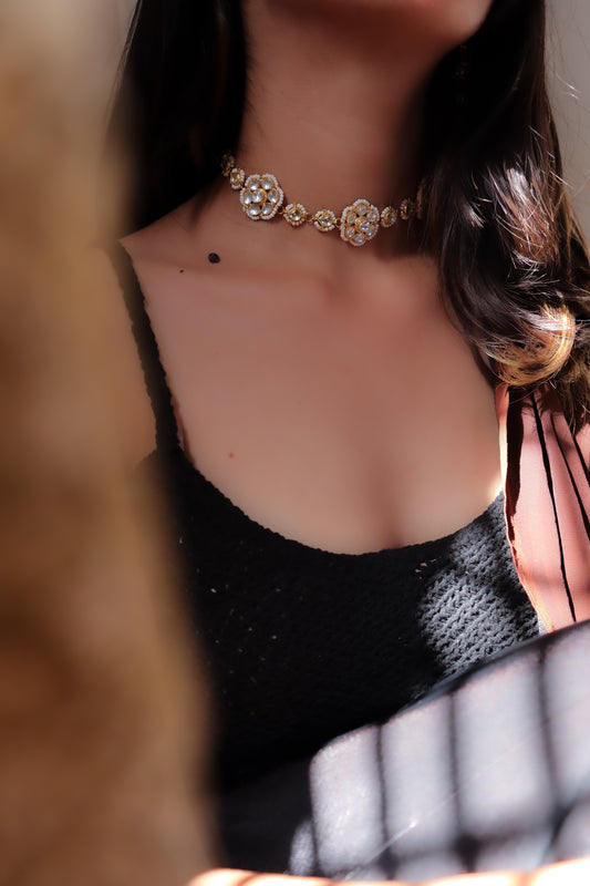 Pushp Kundan Necklace