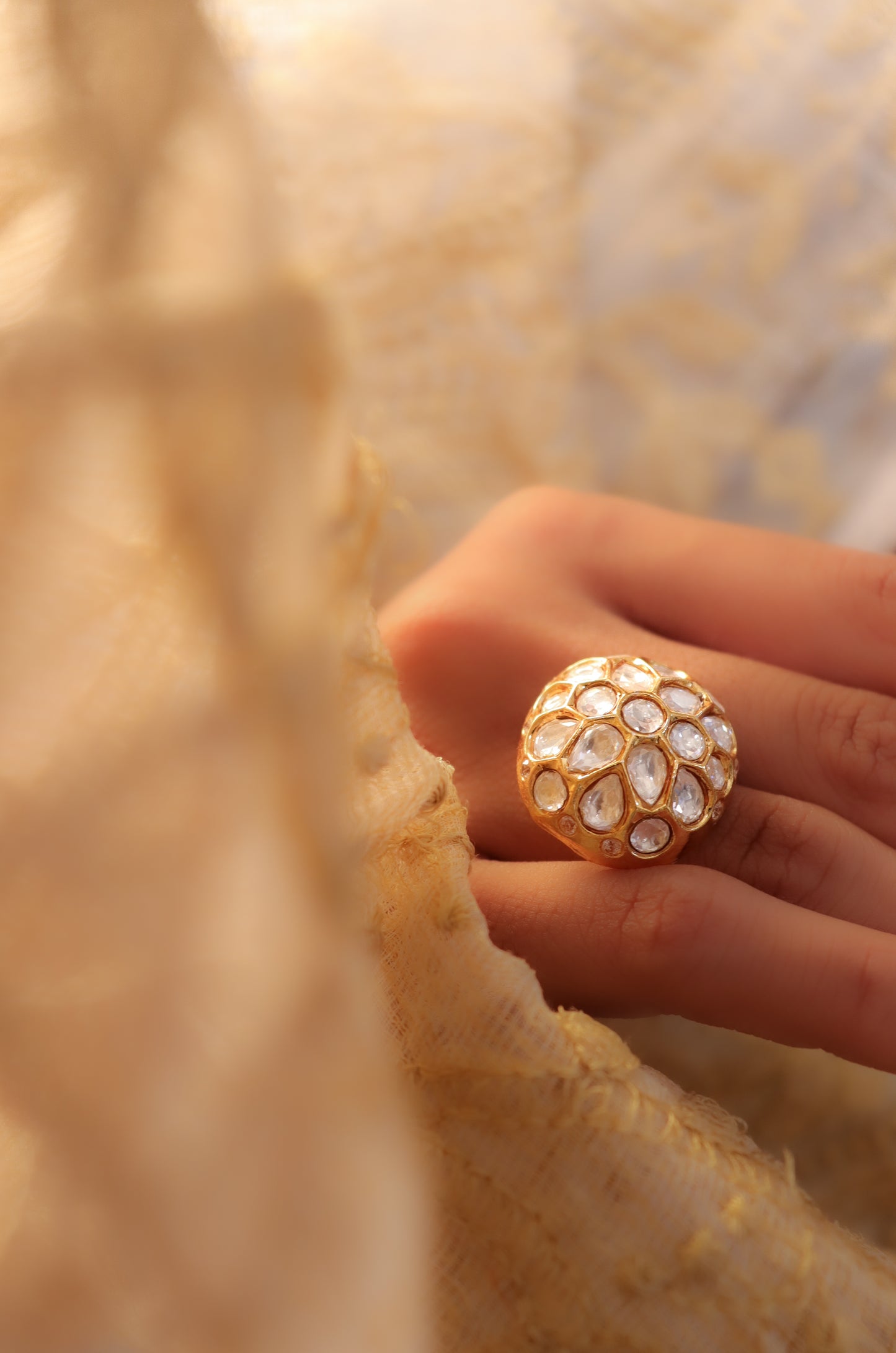 Zara Kundan Ring