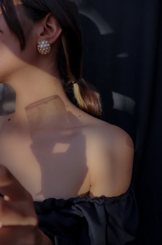 Kundan Riddles Earrings