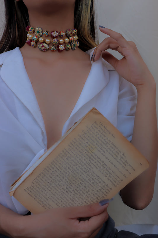 Rangoli Choker Necklace