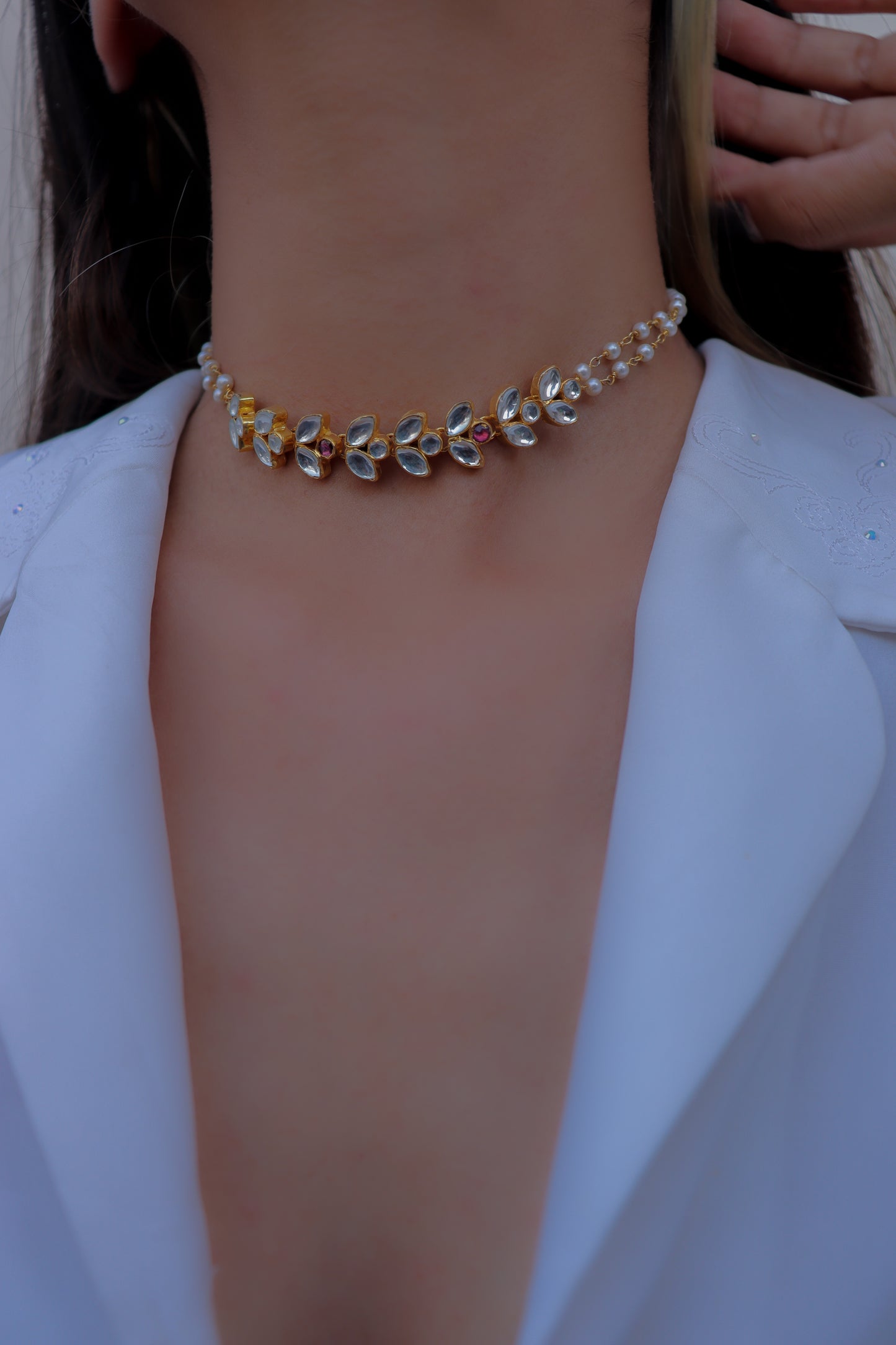 Floral String Necklace