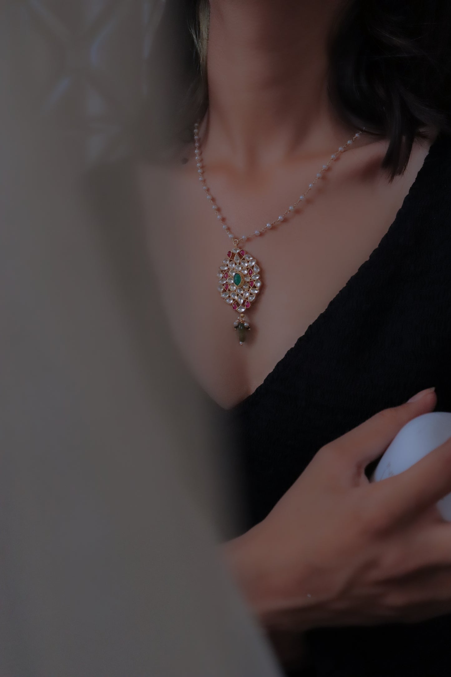 Ladybird Kundan Necklace