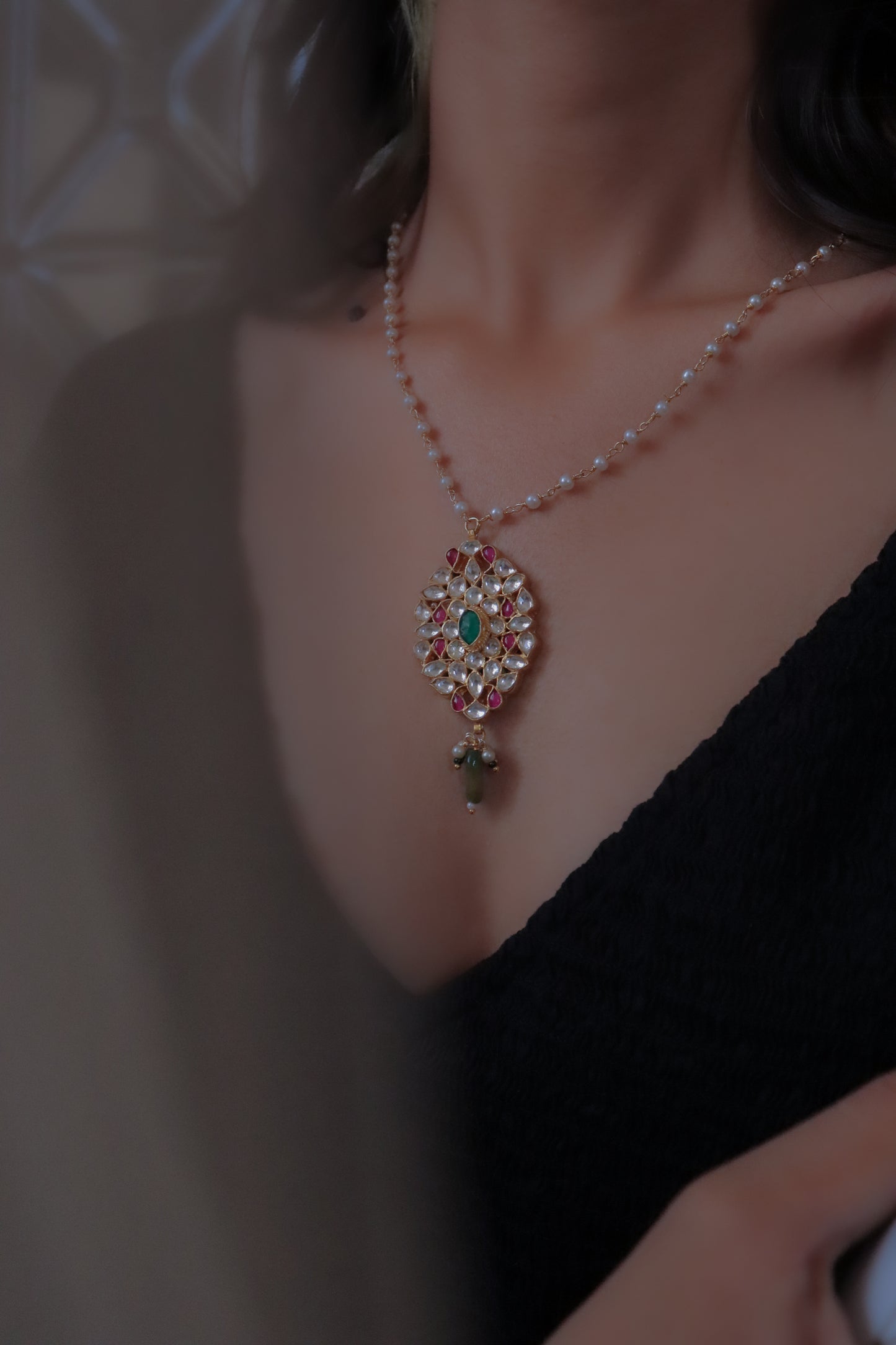 Ladybird Kundan Necklace