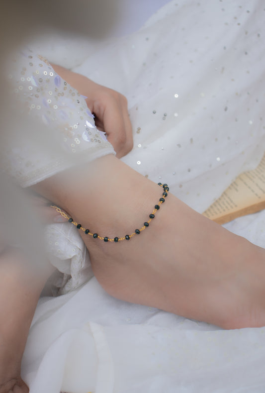 Kanyan Green Anklets - Pair of 2