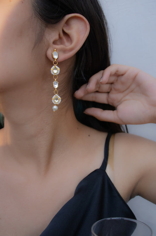 Oliver Kundan Earrings