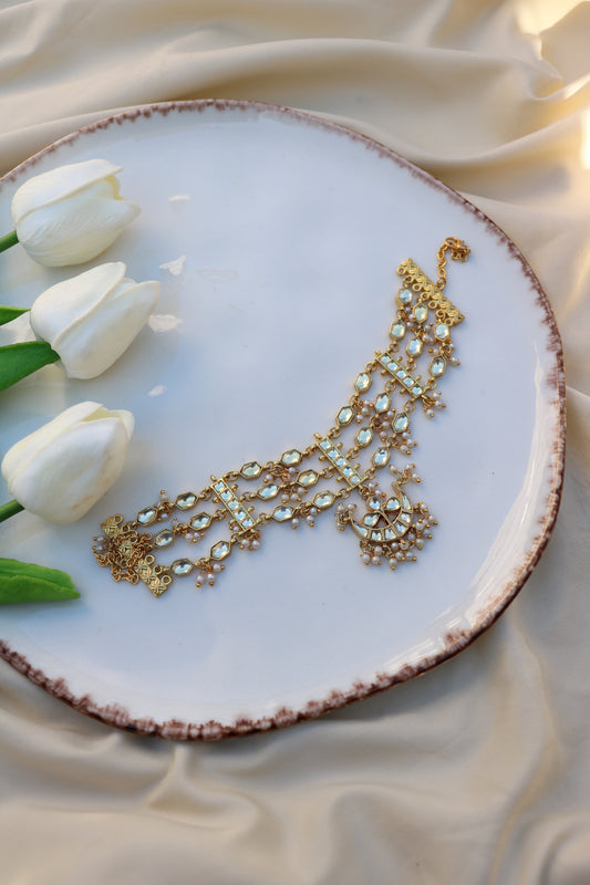 Aaban Kundan Choker Necklace