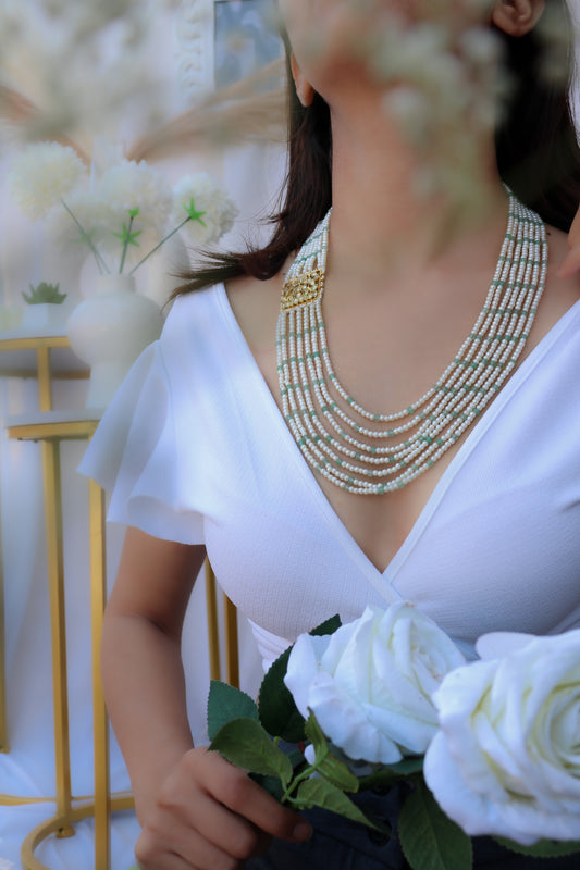 Inola Mint Multilayered Necklace