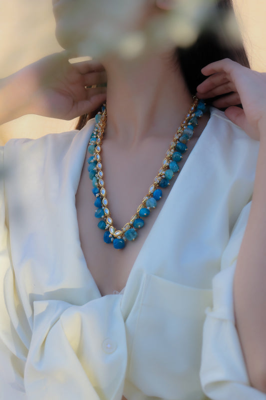 Azure Kundan Necklace