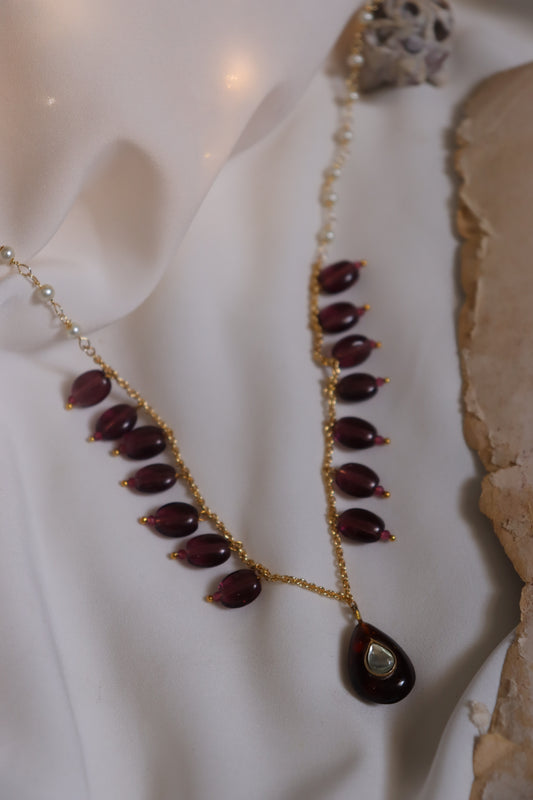 Vismay Purple Necklace