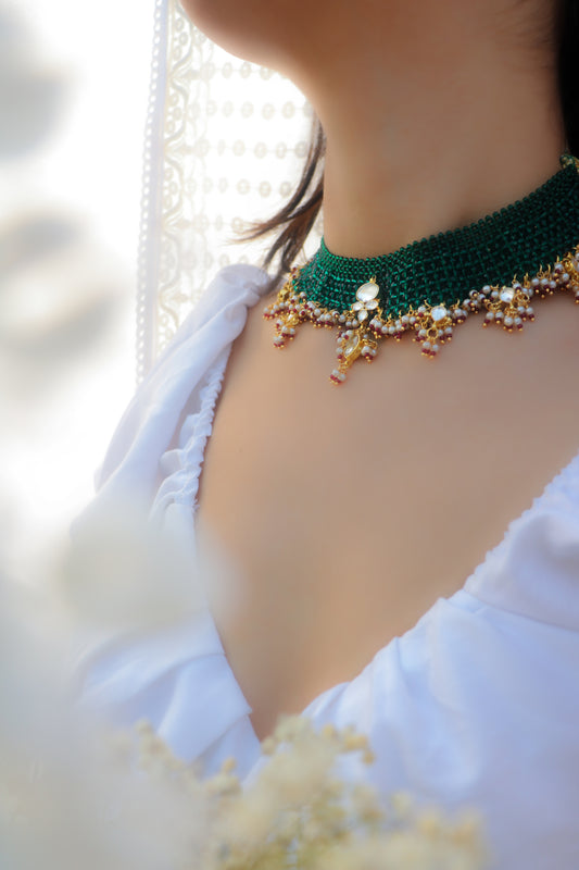 Mahika Kundan Choker Necklace
