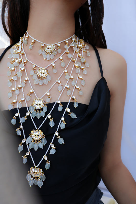 Drivya Kundan Satlada Necklace