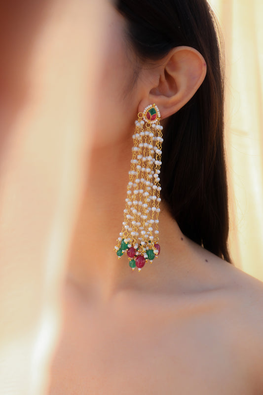 Jhelum String Earrings