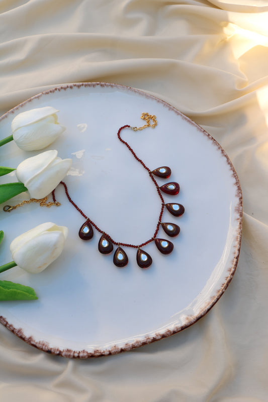 Quince Scarlet Necklace