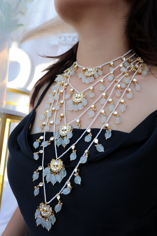 Drivya Kundan Satlada Necklace