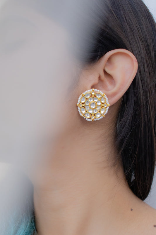 Kaasni Kundan Earrings