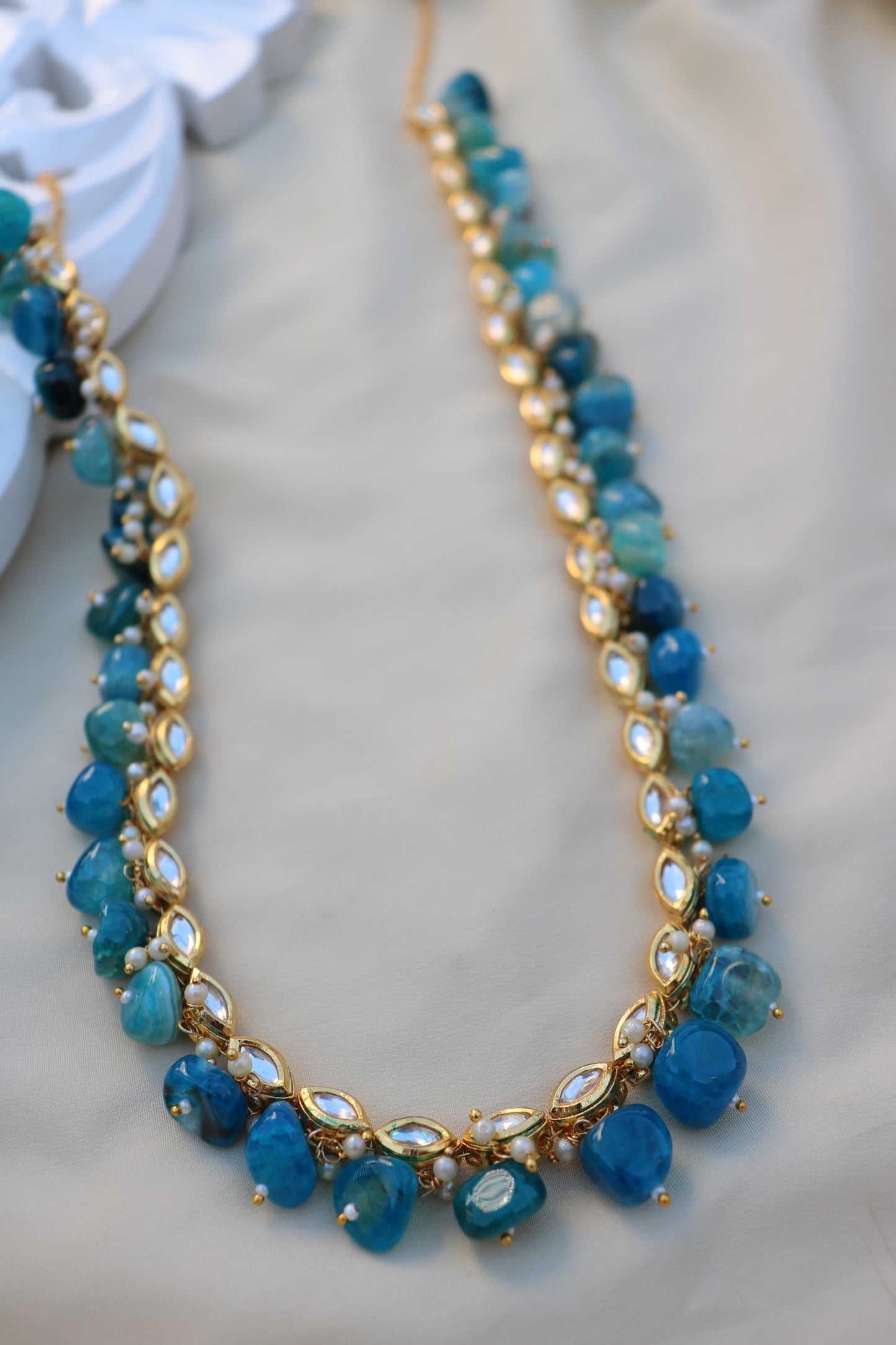 Azure Kundan Necklace