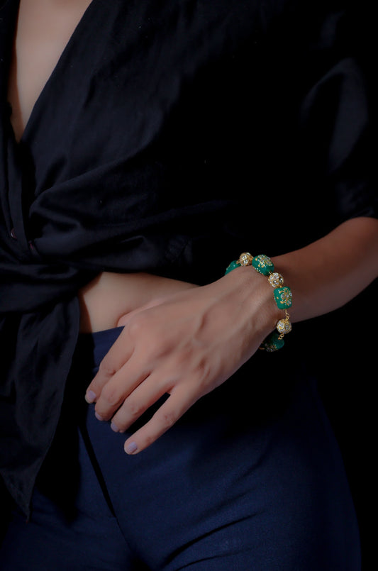 Aseem Green Bracelet