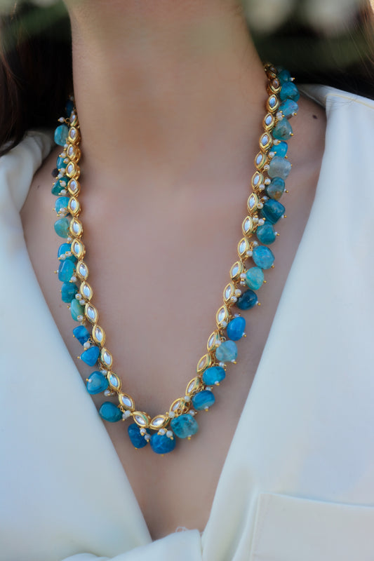 Azure Kundan Necklace