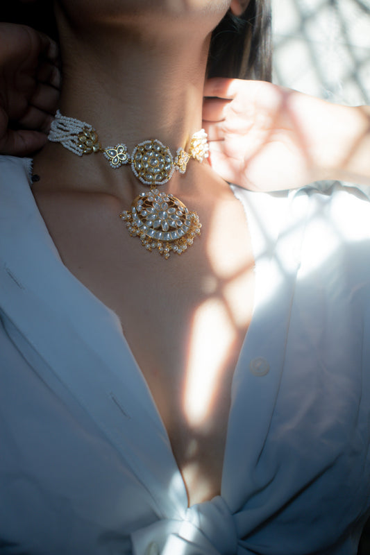 Ruma Kundan Choker Necklace
