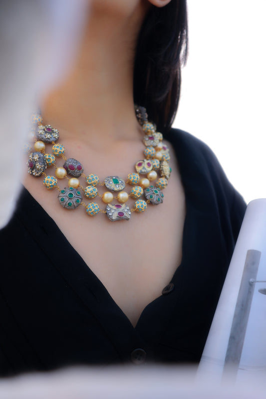 Saachi Boho Multicolored Necklace