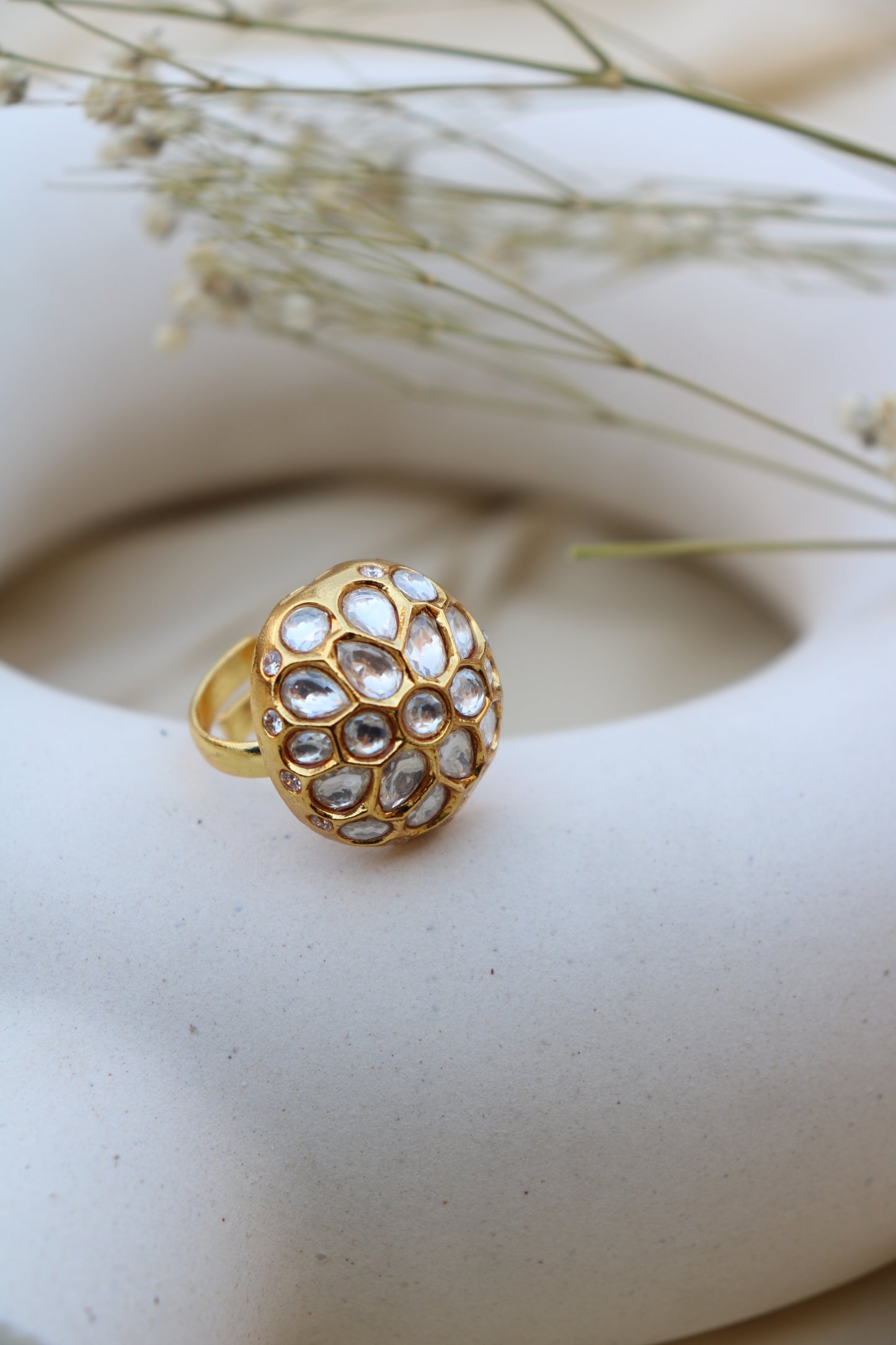 Zara Kundan Ring