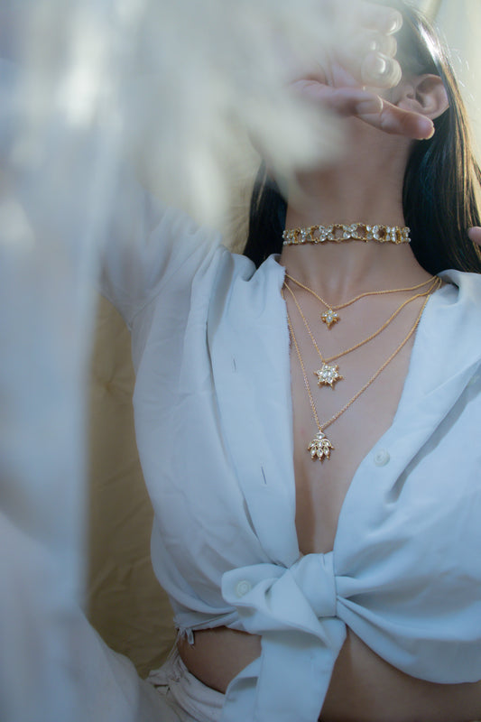 Rumani Multilayered Kundan Necklace