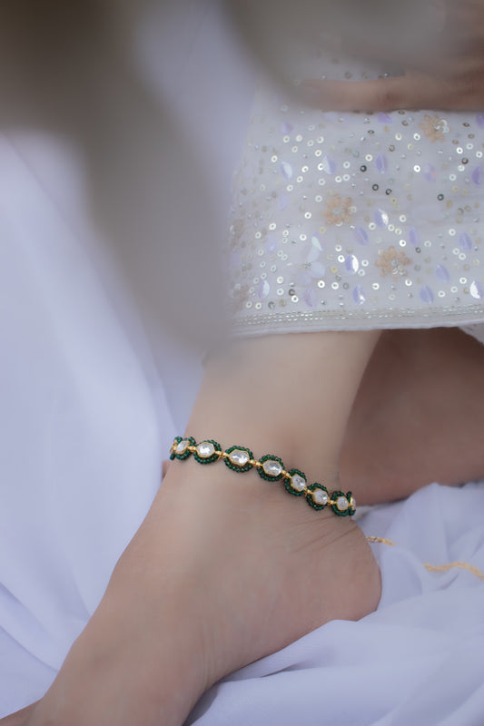 Ruth Green Anklet - Pair of 2