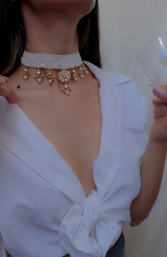 Pearl Charms Necklace