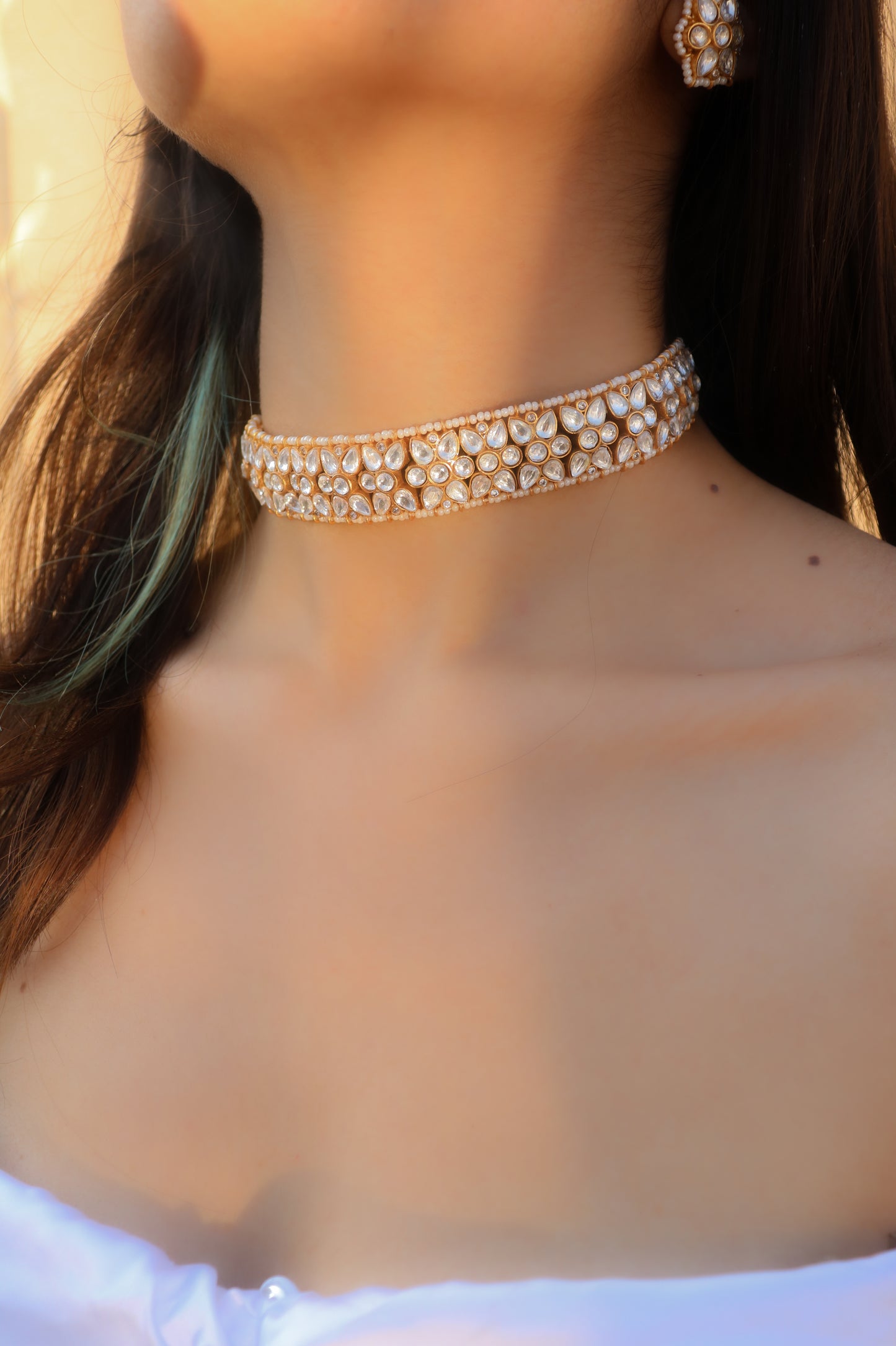 Anvi Kundan Necklace Set
