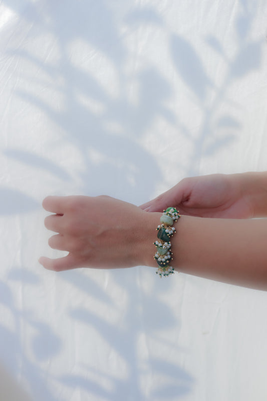 Olive Freckles Bracelet