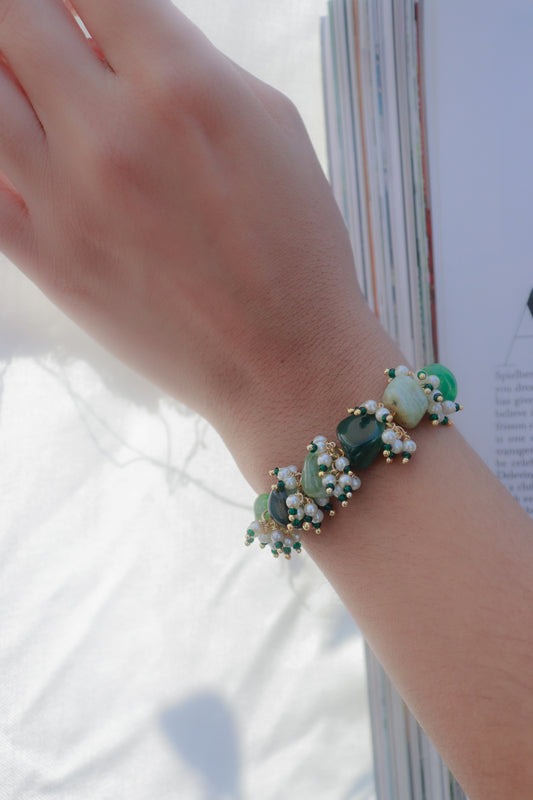 Olive Freckles Bracelet