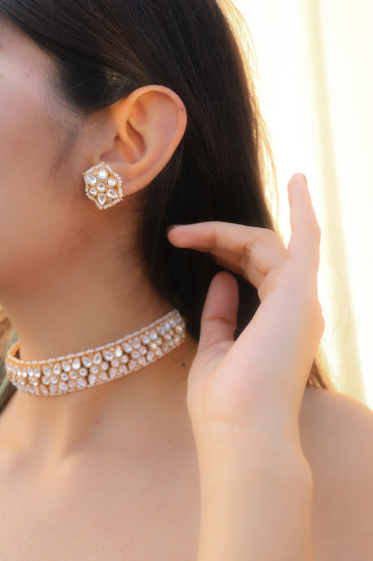 Anvi Kundan Necklace Set