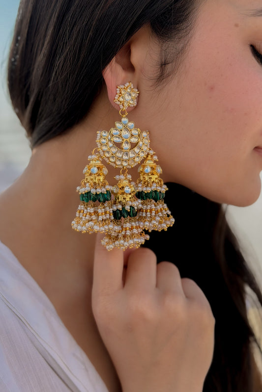 Elizah Kundan Earrings