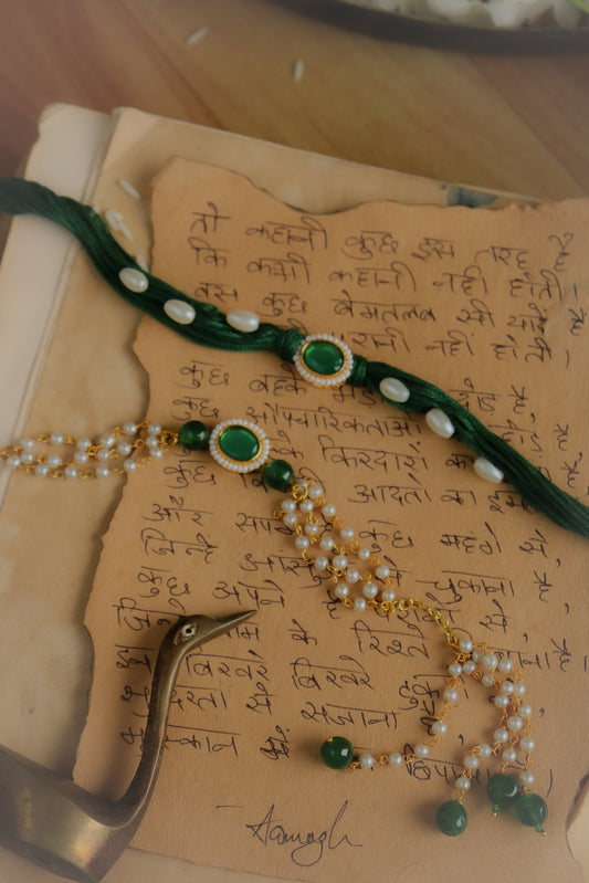 Hiral Rakhi & Lumba Set