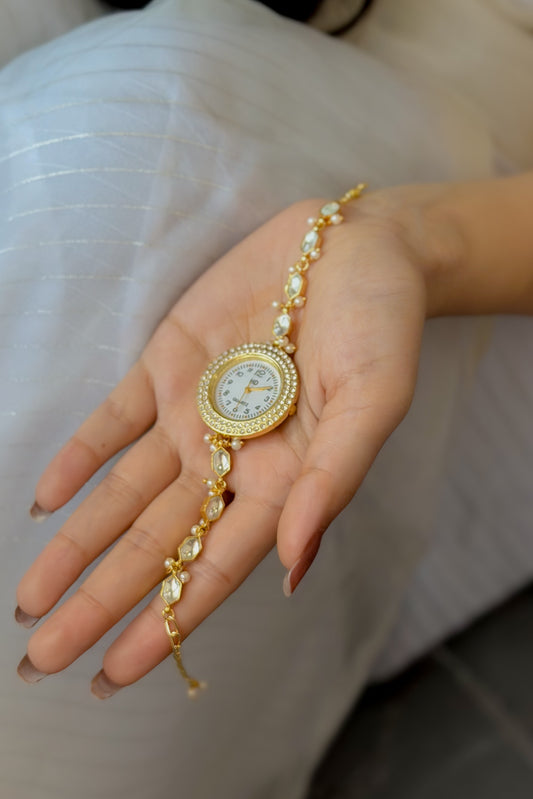 Elinae Kundan Watch